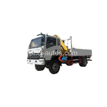 Sinotruk Howo Off Road Cargo Truck 4x4 com Crane de Knuckle 6ton